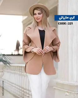 مانتو کتی مدل دلبان جنس کرپ مازراتی کد 221