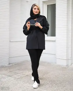 مانتو مدل ملیکا جنس پارچه کتان لایت یقه انگلیسی کمر گت دار کد 718