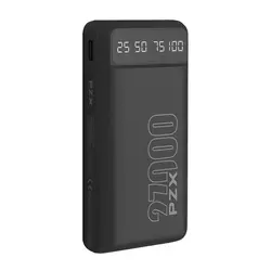 شارژر همراه پی زد ایکس مدل C165 ظرفیت 27000 میلی آمپر ساعت