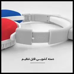 هدفون گربه ای چراغ دار بلوتوثی مدل BK3 طرح ستاره