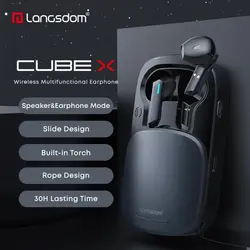 هدفون بلوتوثی و اسپیکر لانگسدوم مدل Cube X/TE06