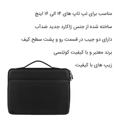 کیف لپ تاپ کوتتسی مدل 14027 مناسب برای مک بوک 16 اینچ