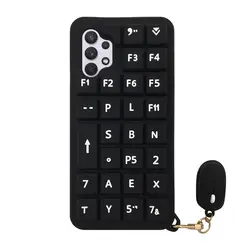 کاور دکین مدل فیجت طرح Keyboard مناسب برای گوشی موبایل سامسونگ Galaxy A32 4G