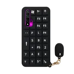 کاور دکین مدل فیجت طرح Keyboard مناسب برای گوشی موبایل هوآوی Nova 5T به همراه آویز