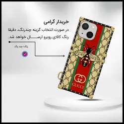 کاور مدل صندوقی طرح گوچی مناسب برای گوشی موبایل سامسونگ Galaxy  A72 4G به همراه بند آویز