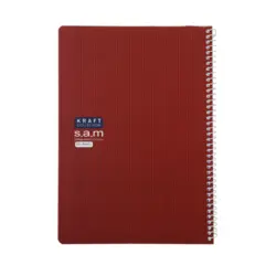 دفتر 80 برگ s.a.m سیمی کلاسیک-B طرح5