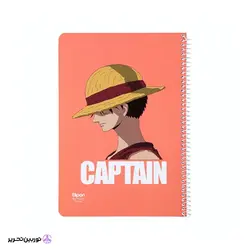 دفتر 60 برگ تک خط وزیری سیمی جلد نرم فانتزی الیپون کد 03