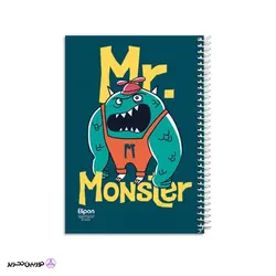 دفتر سیمی 80 برگ الیپون کد 10