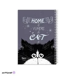 دفتر سیمی 80 برگ الیپون کد 03