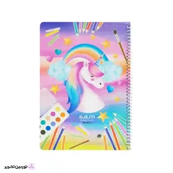 دفتر نقاشی 60 برگ سام کد 02