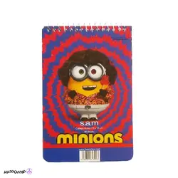 دفتر یادداشت با پرفراژ  s.a.m	 کد 04