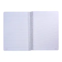 دفتر 100 برگ سیمی با پرفراژ و جداکننده s.a.m طرح 7