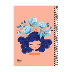 دفتر طراحی 60 برگ رحلی سیمی فانتزی الیپون طرح 3