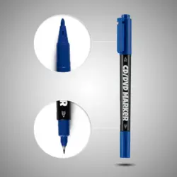 ماژیک سی دی دو سر کایزر مدل SK806 آبی