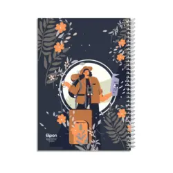 دفتر 100 برگ سیمی فانتزی الیپون طرح 11