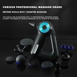 ماساژور تفنگی گان 12 سر مدل MASSAGE GUN 12 MASSAGE HEADS