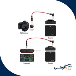 میکروفن بی سیم SK750 - فروشگاه تجهیزات تولید محتوا با گوشی