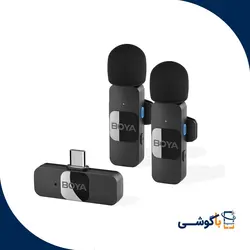 میکروفن بی سیم بویا BOYA BY-V20 - فروشگاه آنلاین باگوشی
