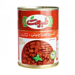 کنسرو لوبیا چیتی 380 گرم طبیعت - بارآن مارکت