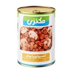 کنسرو لوبیا با قارچ مکنزی - بارآن مارکت