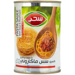 کنسرو سس ماکارونی با سویا وقارچ 400گرم سحر - بارآن مارکت