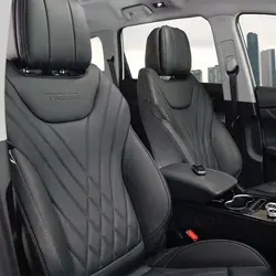 روکش صندلی خودرو تیگو8 تمام چرم مشکی سوشیانت