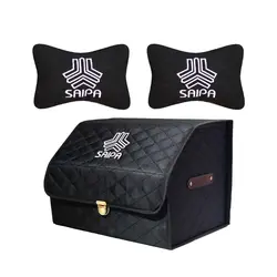 پشت گردنی و نظم دهنده صندوق خودرو طرح  (SAIPA)، چرم مشکی