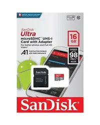 مموری کارت سن دیسک 16 گیگ sandisk ultra a1 16gb