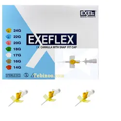 خرید آنژیوکت زرد اکسل EXEL | قیمت آنژیوکت زرد | طبینو مارکت