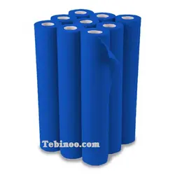 رول ملحفه رو تختی یک بار مصرف 80 سانت آبی بسته ده عددی