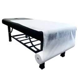 رول ملحفه رو تختی یک بار مصرف 60 سانت سفید بسته ده عددی