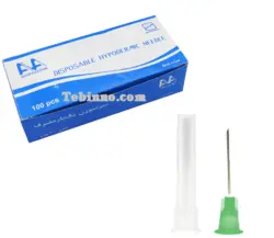 سر سوزن سبزAVA آوا گیج ۲۱| انواع سرسرنگ آوا | طبینو