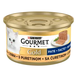 غذای کنسرو گورمت گلد پته با طعم بوقلمون Gourmet turkey 85gr