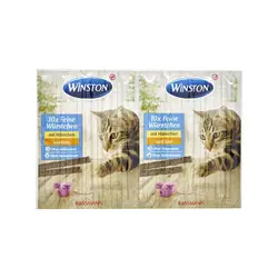 تشویقی مدادی وینستون گربه طعم مرغ و اردک ا Winston, Cat Treat Sticks, Chicken & Duck - رویال پت فود