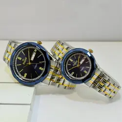 ست ساعت مچی عقربه ای زنانه و مردانه سوستون مدل VEROZI-SV-7411G - فروشگاه دالانپر