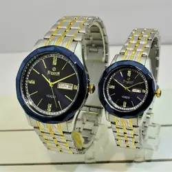 ست ساعت مچی عقربه ای زنانه و مردانه سوستون مدل VEROZI-SV-7411G - فروشگاه دالانپر