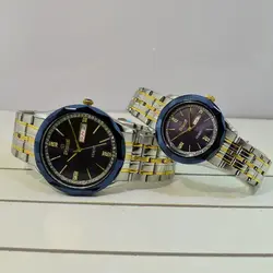 ست ساعت مچی عقربه ای زنانه و مردانه سوستون مدل VEROZI-SV-7411G - فروشگاه دالانپر