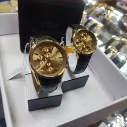 ست ساعت مچی عقربه ای زنانه و مردانه الگانس مدل 88se09el - فروشگاه دالانپر