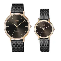 ست ساعت مچی عقربه ای زنانه و مردانه کیو اند کیو مدل QA20J442Y - فروشگاه دالانپر