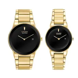 ست ساعت مچی عقربه ای زنانه و مردانه سیتی زن مدل AU1062-56E GA1052-55E - فروشگاه دالانپر