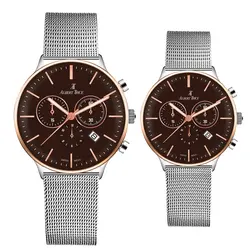 ست ساعت مچی عقربه ای زنانه و مردانه آلبرت ترایس مدل AT20262 - فروشگاه دالانپر