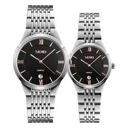 ست ساعت مچی عقربه ای زنانه و مردانه اسکمی مدل 9139 - فروشگاه دالانپر