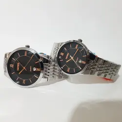 ست ساعت مچی عقربه ای زنانه و مردانه اسکمی مدل 9139 - فروشگاه دالانپر