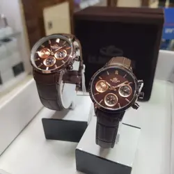 ست ساعت مچی عقربه ای زنانه و مردانه الگانس مدل 88se10el - فروشگاه دالانپر