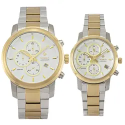 ست ساعت مچی عقربه ای زنانه و مردانه سورین مدل SS0816G - فروشگاه دالانپر