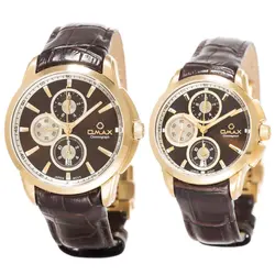 ست ساعت مچی عقربه ای زنانه و مردانه اوماکس مدل MG12G55I ML12G55I - فروشگاه دالانپر