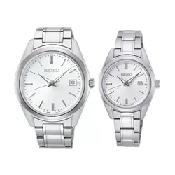 ست ساعت مچی عقربه ای زنانه و مردانه سیکو مدل SUR307P1-SUR633P1 - فروشگاه دالانپر