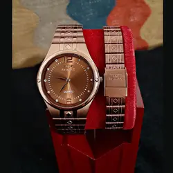 ست ساعت مچی عقربه ای زنانه و مردانه مدل ضدآب کد 01 - فروشگاه دالانپر