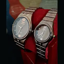 ست ساعت مچی عقربه ای زنانه و مردانه مدل ضدآب کد 01 - فروشگاه دالانپر