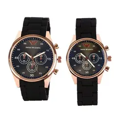 ست ساعت مچی عقربه ای زنانه و مردانه مدل EMA 3882 -ST-ME-RZ - فروشگاه دالانپر